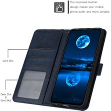 Mays Boutique Toka Pu Deri Saf Renk Kickstand ile Realme 12 Artı Için Flip Case (Yurt Dışından)