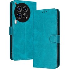 Mays Boutique Tecno Camon Için Flip Case 30 4g/5g ile Toka Kickstand ile Saf Renk (Yurt Dışından)