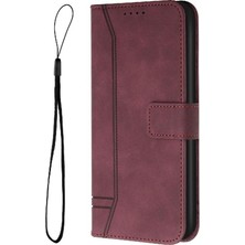 Mays Boutique Oppo Bulmak Için Telefon Kılıfı X7 Kart Yuvaları Kapak Pu Deri Flip Folio Cüzdan (Yurt Dışından)