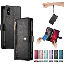 Mays Boutique IPhone X/xs Kickstand Çok Fonksiyonlu Kart Yuvaları Cüzdan Için Flip Case (Yurt Dışından)