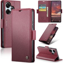 Mays Boutique Xiaomi Redmi Için Caseme Durumda 13 4g Kickstand Anti Dolandırıcılık Cüzdan Kılıf Kılıf (Yurt Dışından)