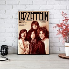 512 Art Design LED Zeppelin Müzik Afiş Duvar Poster 30 x 42 Çerçevesiz