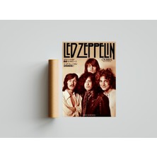 512 Art Design LED Zeppelin Müzik Afiş Duvar Poster 30 x 42 Çerçevesiz