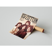 512 Art Design LED Zeppelin Müzik Afiş Duvar Poster 30 x 42 Çerçevesiz