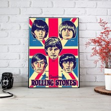 512 Art Design Rolling Stones Müzik Albüm Afiş Duvar Poster 30 x 42 Çerçevesiz