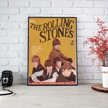 512 Art Design The Rolling Stones Retro Albüm Afiş Poster 30 x 42 Çerçevesiz