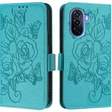 Mays Boutique Huawei Nova Y70 Artı Manyetik Cüzdan Kredi Kartı Yuvası ile Pu (Yurt Dışından)