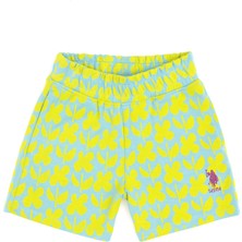 U.S. Polo Assn. Kız Çocuk Fıstık Şort (Örme) 50283245-VR087