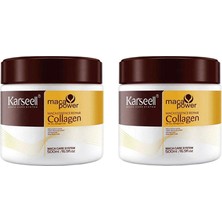 Karseell Collagen Saç Maskesi & Buğday Proteinli 500 ml 2'li Set