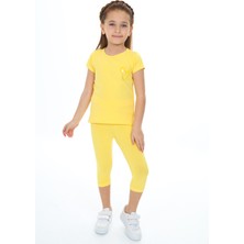 Toontoy Club Kız Çocuk Baskılı Kaprili Takım