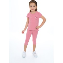 Toontoy Club Kız Çocuk Baskılı Kaprili Takım