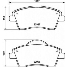 Valeo Ön Balata Volvo XC40 1.5t3 2019 2.0 D3 D4 T2 T4 T5 B4 B5 2018 16 Jant Fte Kirmizi Kutu 12