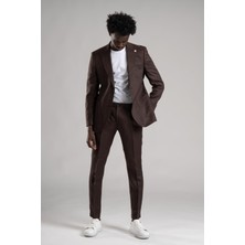 Sir Regular Fit Yarım Astarlı %100 Linen (Keten) Kumaş Takım Elbise