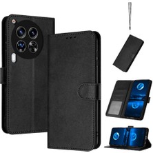 Mays Home Tecno Camon Için Flip Case 30 4g/5g ile Toka Kickstand ile Saf Renk (Yurt Dışından)