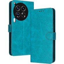 Mays Home Tecno Camon Için Flip Case 30 4g/5g ile Toka Kickstand ile Saf Renk (Yurt Dışından)