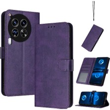 Mays Home Tecno Camon Için Flip Case 30 4g/5g ile Toka Kickstand ile Saf Renk (Yurt Dışından)