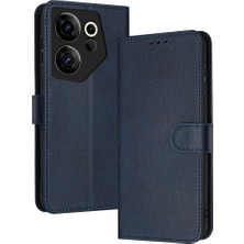 Mays Home Tecno Camon 20 Premier 5g Kickstand Saf Renk Kartı ile Flip Case (Yurt Dışından)