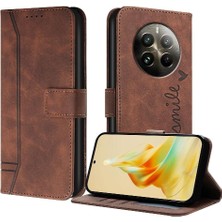 Mays Home Realme 12 Pro Artı Flip Folio Cüzdan Için Telefon Kılıfı El Kayışı Kart Yuvaları (Yurt Dışından)