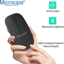 Microcase AL4515 Huawei Matepad Se 11 Tablet Için Bluetooth Klavye + Mouse + Tablet Standı - Pembe