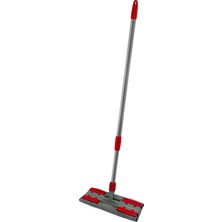 Home Moppin Mop Seti Teleskopik Saplı Kırmızı 140 cm + Mop Wıpes Kullan At Havlu 40 Adet