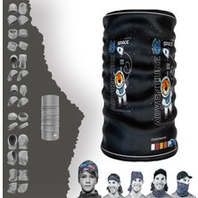 E-Taktik Extreme Uzaylı Aslan Desenli Boyunluk Bandana Baf Toka Maske Saçbandı