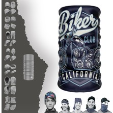 Extreme California Yazılı Boyunluk Bandana Baf Toka Maske Saçbandı