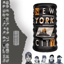 E-Taktik Extreme Manzaralı Newyork Boyunluk Bandana Baf Toka Maske Saçbandı