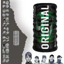 Extreme Beyaz Orıgınal Yazılı Yeşil Siyah  Boyunluk Bandana Baf Toka Maske Saçbandı