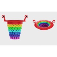 Hkn Amazing Renkli 6 Kademeli Lavabo Süzgeci