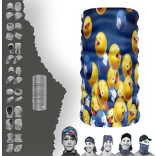 E-Taktik Extreme Çılgın Emojiler Boyunluk Bandana Baf Toka Maske Saçbandı