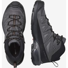 Salomon x Ultra 360 Leather Mid Gore-Tex Erkek Outdoor Botu - Gri