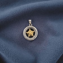 Hedea Gotik Roma Yıldızı Çelik Kolye Ucu