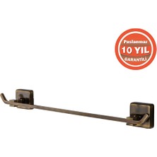 Çelik Banyo KU10-006.2 Paslanmaz Pirinç Kumru 50 cm Uzun Havluluk Antik