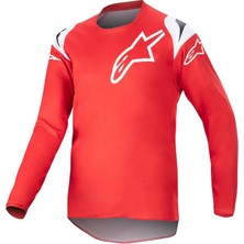 Alpinestars Youth Racer Narin Genç Kros Motosiklet Jerseyi Kırmızı / Beyaz