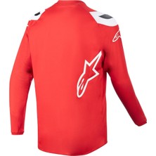 Alpinestars Youth Racer Narin Genç Kros Motosiklet Jerseyi Kırmızı / Beyaz