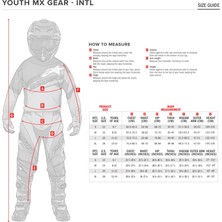 Alpinestars Youth Racer Narin Genç Kros Motosiklet Jerseyi Kırmızı / Beyaz