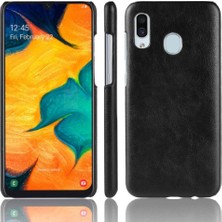 YH Mall Retro Kılıf Samsung Galaxy A40 Lychee Desen Retro Anti Scratch Kapak (Yurt Dışından)