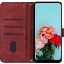 YH Mall Tecno Pova 6 Neo Pu Deri Cüzdan Kickstand Kart Ekleme Için Flip Case (Yurt Dışından)