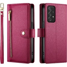 YH Mall Samsung Galaxy A52S Cüzdan Bölmesi Kickstand Kart Yuvaları Için Flip Case (Yurt Dışından)