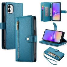 YH Mall Samsung Galaxy A05 Kickstand Çok Fonksiyonlu Kart Yuvaları Için Flip Case (Yurt Dışından)