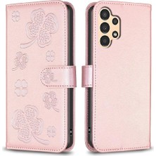 YH Mall Samsung Galaxy A53 5g Çok Renkli Cüzdan Yonca Çiçek Kartı Için Flip Case (Yurt Dışından)