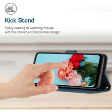 YH Mall Google Piksel 9 Pro Kickstand Kart Ekleme Pu Deri Için Flip Case (Yurt Dışından)