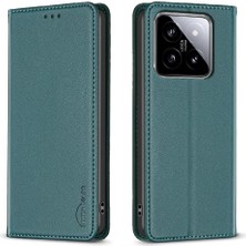 YH Mall Xiaomi 14 Iş Manyetik Cüzdan Çok Renkli Pu Deri Için Flip Case (Yurt Dışından)