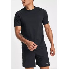 Nike Training Axis Dri Fit Adv Tshirt Black Bol Kesim Dalgıç Kumaşı Erkek Antreman Tişört Siyah