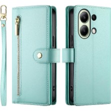 Colorful Shop Xiaomi Redmi Not 13 Için Flip Case 4g Cüzdan Bölmesi Çok Fonksiyonlu (Yurt Dışından)