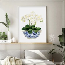 Tablom TR Metal Çerçeveli Gerçek Camlı Tablo Aerialb Tekli Set