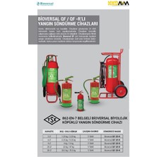 Kkdavm Ayg 9 kg Bioversal Elektrikli Araçlar ve Lityum-Iyon Batarya (Pil, Akü) Yangın Söndürme Cihazı