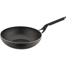 Evren 24 cm Profesyonel Wok Tava, Horeca Non-Stick Wok Tava 24 cm