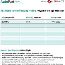 Alpha Auto Part Renault Truck Için Içten Açma Teli