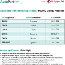 Alpha Auto Part Dacia Stepway,duster,logan2,sandero2,dokker 2 Için Yan Sağ-Sol Sinyal Lambası